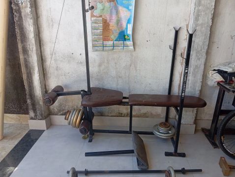 Vendo kit musculação 1500 