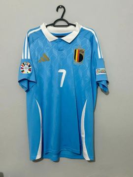 Camisa oficial da Bélgica Eurocopa 2024, De Bruyne, completa