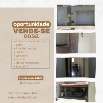 Casa à venda no Alcídes Rabelo