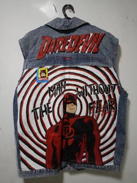 Colete jeans personalizado - Demolidor 
