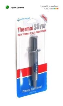 Pasta termica silver serung com 5 gramas implastec placas original