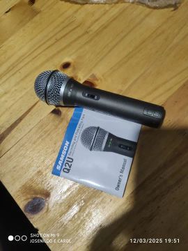 Microfone Samson Q2U - Novo