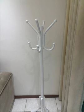 Cabideiro de Ferro Branco, 8 Ganchos Tok Stok