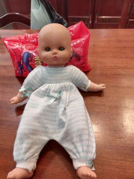 Boneca Bebê de Pelúcia para Brincar e Colecionar
