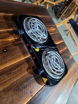 fogão elétrico Cooktop Elétrico 2 Bocas - Novo