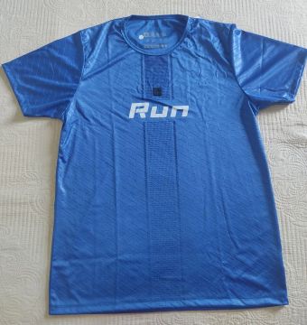 Camiseta de corrida masculina tamanho P ao GG