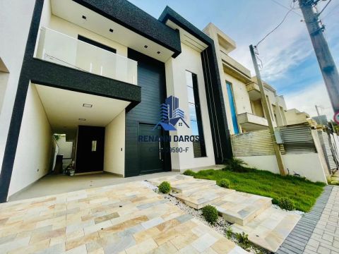 VENDE-SE FANTASTICO SOBRADO ALTO PADRÃO SEME MOBILIADO NOVO EM CONDOMÍNIO FECHADO