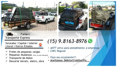 Fretes e carretos Sorocaba, Votorantim e toda região