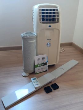 Ar Condicionado Portatil Philco 11000 BTUS 110V controle remoto semi-novo