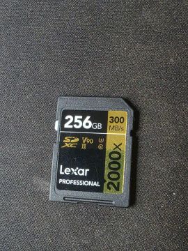 Cartão de Memória Lexar 256GB V90