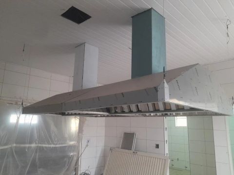 Coifa de cozinha industrial e residencial
