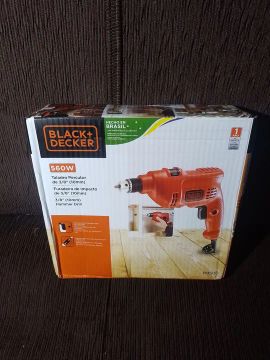 Furadeira de Impacto Black+Decker 560W Tensão 220V Mandril 3/8'' (10mm)