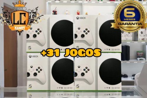 XBOX SERIES S 4K 512GB + 37 JOGOS + BRINDES + GARANTIA 06 MESES ( LOJA FISICA )