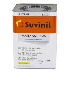 Massa corrida Suvinil 25kg - Nova Fórmula