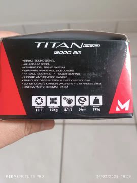 Carretilha Titan pro 12000 BG
