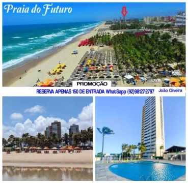 Apartamento por Temporada(Diária,Mensal/Anual/Praia Futuro 2Suítes, 2Gar.C/Proprietário