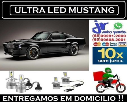 Lampada Ultra LED (Baixa e Alta) Ford Mustang 6000K 12V 24V