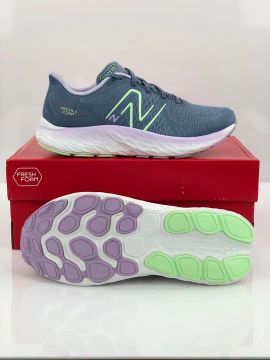 Tênis New Balance Feminino Fresh Foam X Evoz V3- Azul - Novo