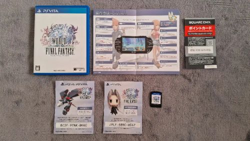 World of Final Fantasy, original, japones, completo, Sony PS Vita