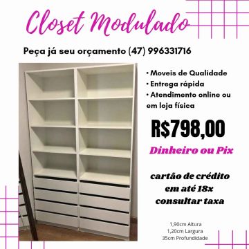 Closet Modulado Branco