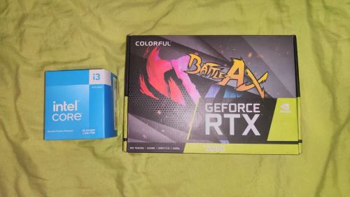 Vendo Placa de vídeo + Processador Novos