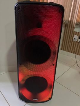 Caixa de Som Amvox com Iluminação LED - Potente e com Design Moderno