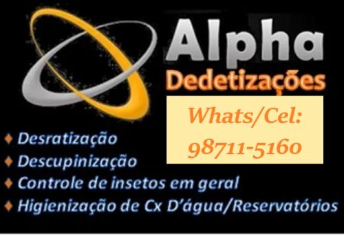 Alpha dedetizações 