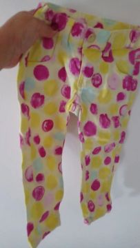 Calça infantil estampada
