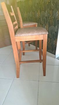 Conjunto de 2 banquetas de bistro semi novas