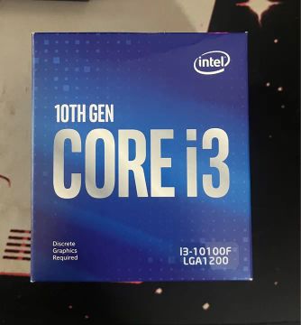 Processador Intel Core i3 10100F LGA1200 10ª Geração
