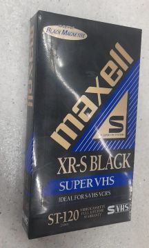 Fita VHS Maxell XR-S Black Super VHS ST-120