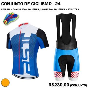 Camisa + Bretelle Ciclismo
