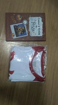 Camiseta Pessy e livro Mundo Pessy - Tamanho M