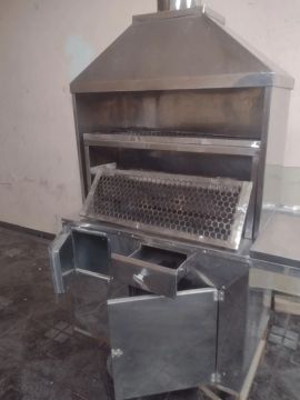 Carrinho espetinho inox
