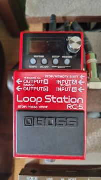 Pedal Loopstation - Boss rc-5