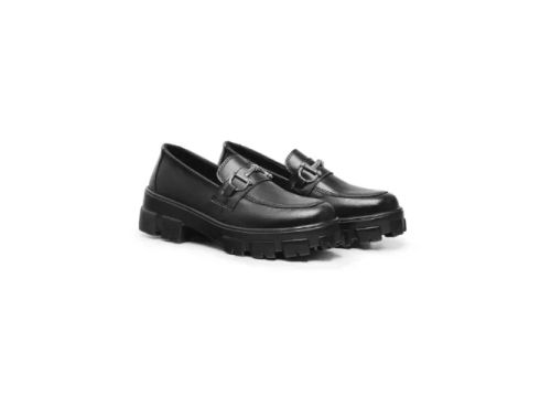Sapato Mocassim Tratorado Oxfords Feminino