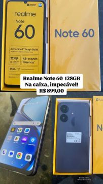 Vendo realme note 60 128gb impecável 