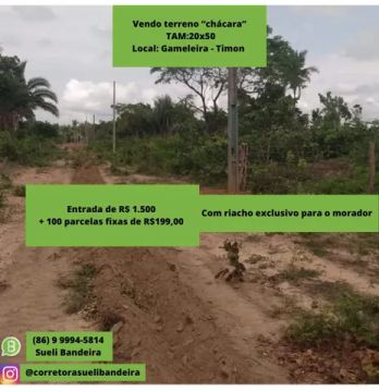 Vendo Terreno "Chácara"