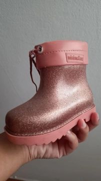 Botas Melissa Glitter Rosa 20/21