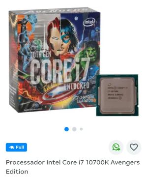 Processador Vigadores i7 10700K 5.6GHz