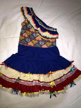 Vestido Infantil Festa Junina