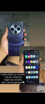 Redmi 14C 128GB - Novo - 1 ano de Garantia