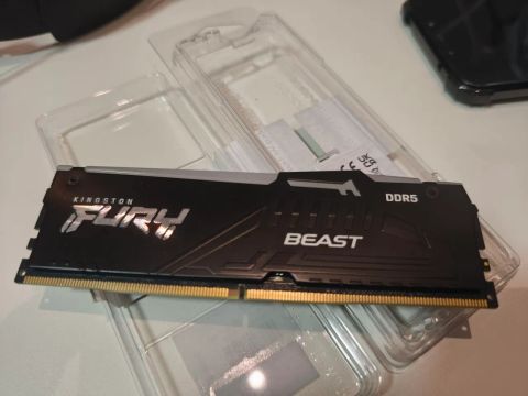 Memória RAM Kingston Fury Beast DDR5 8gb