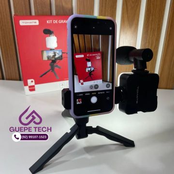 Suporte Para Gravação Com Led + Microfone