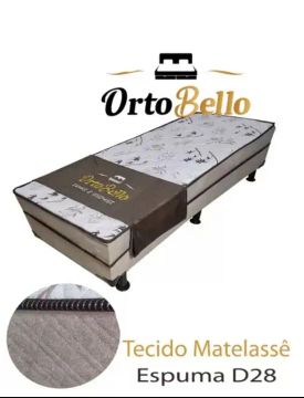 Cama box Conjugada Solteiro D28 ORTOBELLO