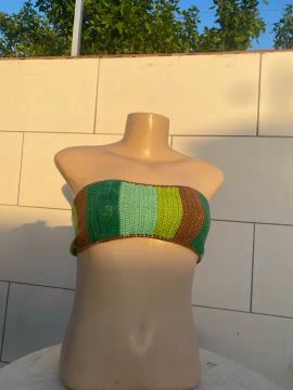 Top Crochê Colorido - Estiloso e Confortável