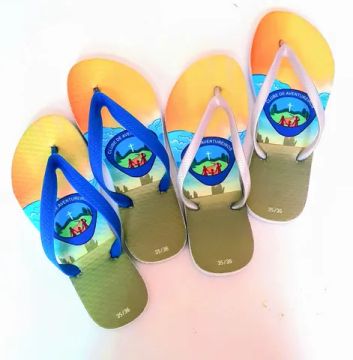 Chinelo personalizado para eventos, casamento, 15 anos