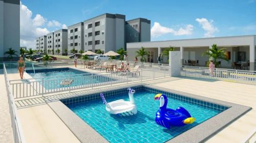 057- Village Garden II - Apartamentos com 2 quartos sendo 1 suíte, atrás da sede do Sampai