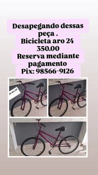 Bicicleta Aro 24 - 350,00