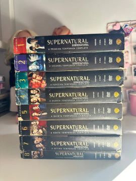 DVD Serie Sobrenatural Supernatural 1° a 8° temporada completa 